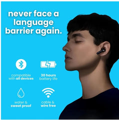Translator Earbuds 144 Languages Real Time Online OffLine Translation Earphones
