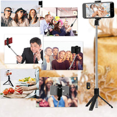 3-in-1 Universal Selfe Sick Tripod Stand For Cell Phone With Bluetooth Remote