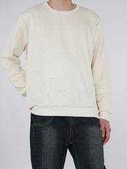 Export Quality English European And American Sizes Jacquard Round Neck Hoodie For Men And Women
