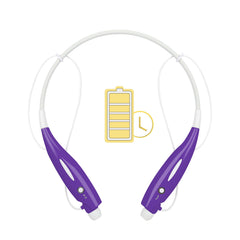 Wireless Stereo Headsets Sport Neckband Headphones In-ear Magnetic IPX4 Waterproof Earbuds With Built-in Mic Call Vibrate Alert Number Broadcast Running Gym