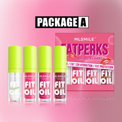 MLSMILE 4PCS Lip Gloss Lipstick Set Shiny Moisturizing Non Sticky Wear  Nude Glam Colors  Everyday To Party Makeup Plumping High Shine Finish Compact Glossy Lip Gloss