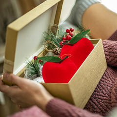 12 Packs Christmas Ornament Xmas Tree Fake Red Apples Hanging Decorations Holiday Tree Red Foam Ball Ornament Pendants For Christmas New Year Holiday Party Decor Supplies