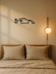 Race Car Metal Wall Art - High-Speed Kids Room Decor For Nursery Boys Bedroom