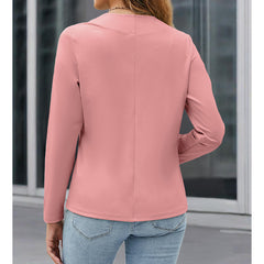 Women Plus Size Casual Blazer Open Front Long Sleeve Work Office Cardigan Jackets