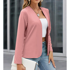 Women Plus Size Casual Blazer Open Front Long Sleeve Work Office Cardigan Jackets