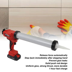 Cordless Electric Caulking Gu Automatic Electric Caulking Gun  Caulking Gun Kit Electric Automatic Tool Cordless Battery Powered