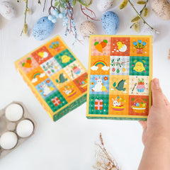 15 Pieces Spring Theme Party Favor Treat Boxes Cute Bunny Carrot Bird Pattern Candy Chocolate Box DIY Holiday Advent Calendar Gift Boxes For Spring Summer Birthday Tea Easter Party Table Decoration