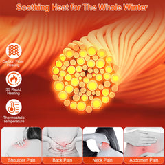 1Pc Heated Vest Men Women Heated Jacket With 23 Heating Zones 3 Heat Levels USB Powered Machine Washable For Winter Hiking Skiing Skating Outdoor Activities