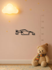 Race Car Metal Wall Art - High-Speed Kids Room Decor For Nursery Boys Bedroom