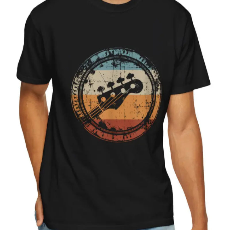 Men's Round Neck Fashionable Short Sleeved Shirt